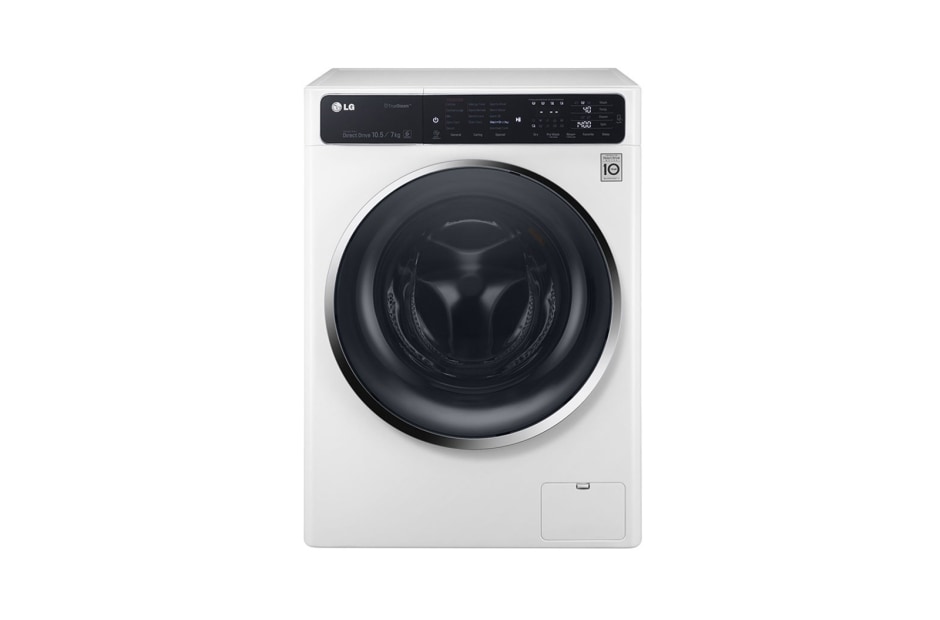LG ال‌جی، ماشین لباسشویی 10.5 کیلوگرمی، تکنولوژی™TrueSteam، استیل , WM-L1055CS