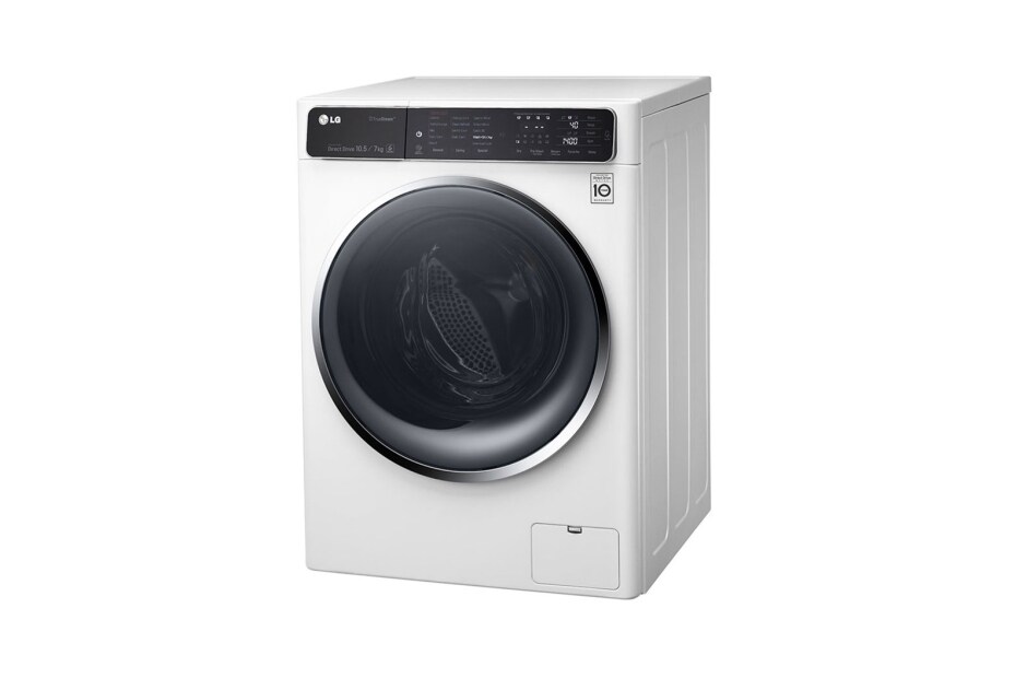 LG ال‌جی، ماشین لباسشویی 10.5 کیلوگرمی، تکنولوژی™TrueSteam، استیل , WM-L1055CS, thumbnail 4