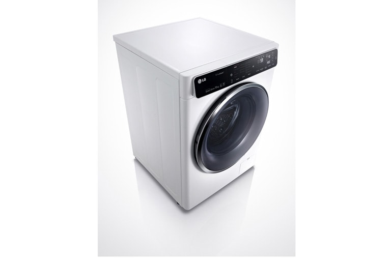 LG ال‌جی، ماشین لباسشویی 10.5 کیلوگرمی، تکنولوژی™TurboWashو™TrueSteam، نقره‌ای, WM-L1050S, thumbnail 2