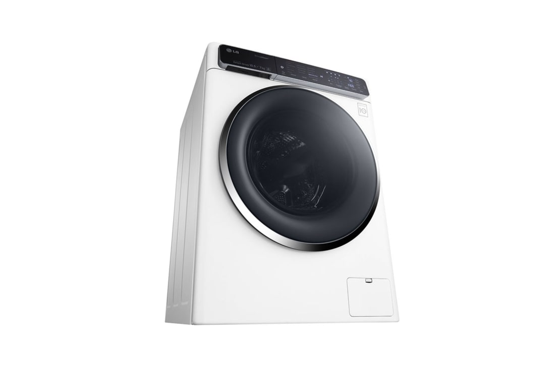 LG ال‌جی، ماشین لباسشویی 10.5 کیلوگرمی، تکنولوژی™TrueSteam، سفید, WM-L1055CW, thumbnail 3