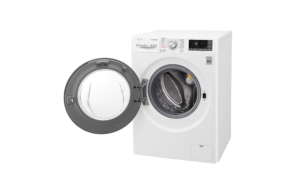 LG ال‌جی، ماشین لباسشویی 10.5 کیلوگرمی، تکنولوژی™TurboWashو ™TrueSteam، تیتانیوم, WM-1015SS, thumbnail 10