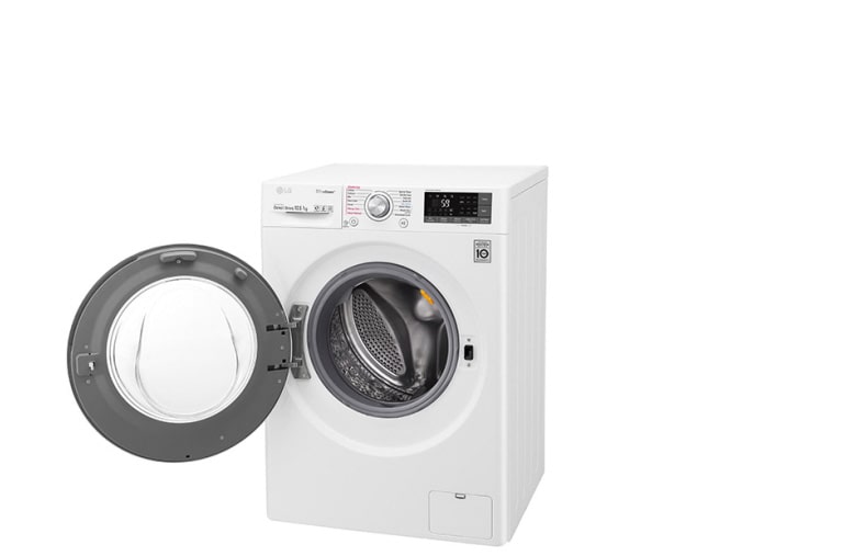 LG ال‌جی، ماشین لباسشویی 10.5 کیلوگرمی، تکنولوژی™TurboWashو ™TrueSteam، تیتانیوم, WM-1015SS, thumbnail 10