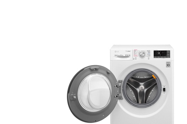 LG ال‌جی، ماشین لباسشویی 10.5 کیلوگرمی، تکنولوژی™TurboWashو ™TrueSteam، تیتانیوم, WM-1015SS, thumbnail 9