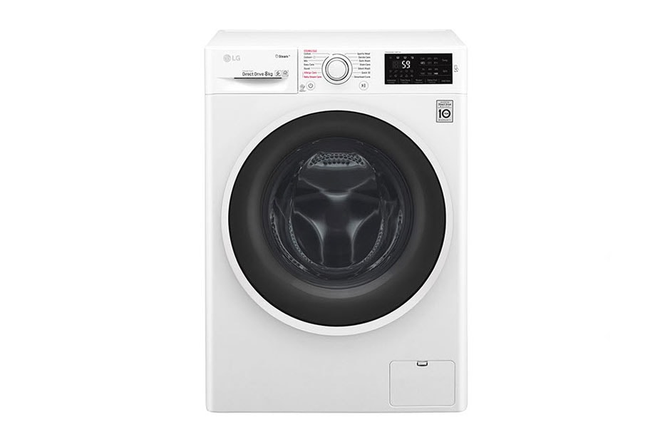 LG ال‌جی، ماشین لباسشویی 8 کیلوگرمی، مجهز به فناوری بخار، 6MOTION، تیتانیوم, WM-843SS
