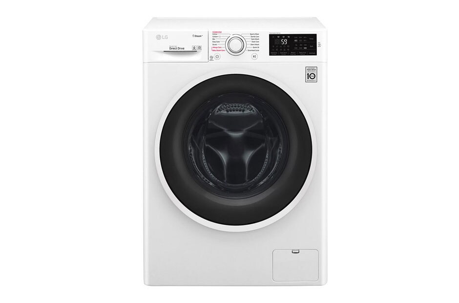 LG ال‌جی، ماشین لباسشویی 7 کیلوگرمی، مجهز به فناوری بخار، 6MOTION، تیتانیوم , WM-743SS