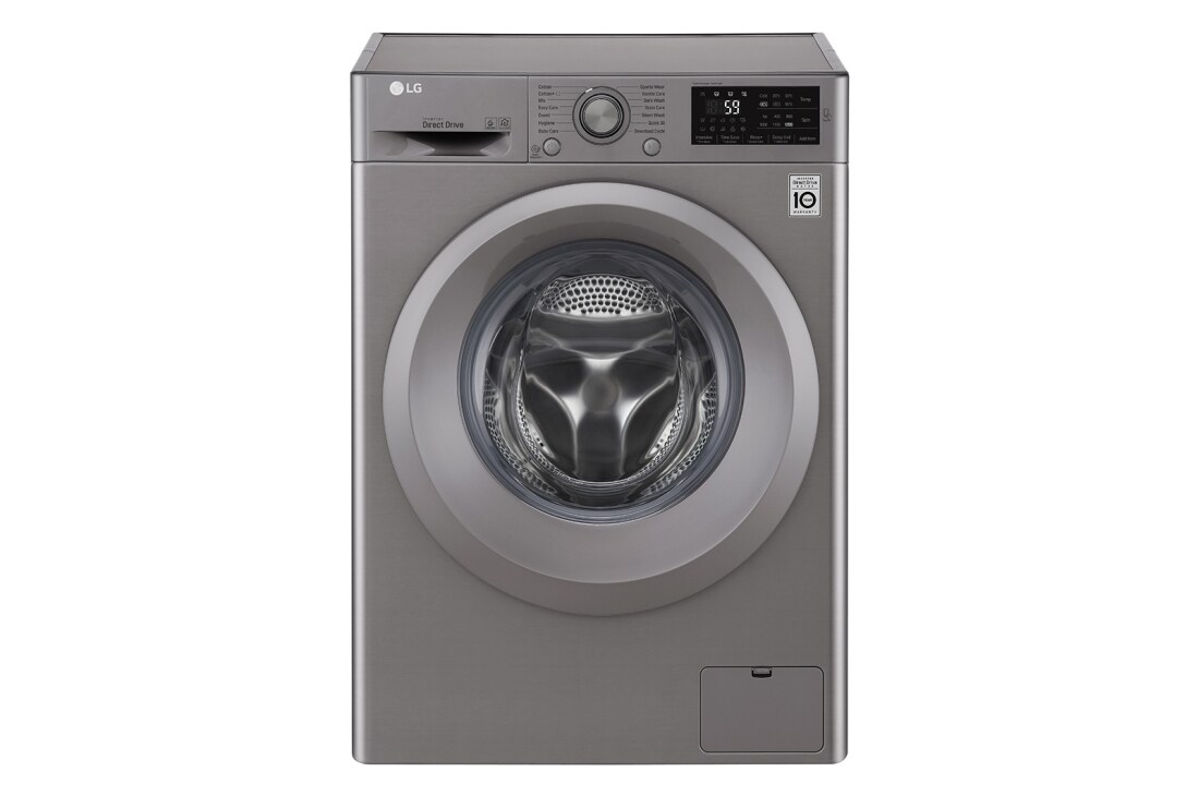 LG ال‌جی، ماشین لباسشویی 6 کیلوگرمی، تکنولوژی 6MOTION و Silent Wash، نقره‌ای , WM-621NS