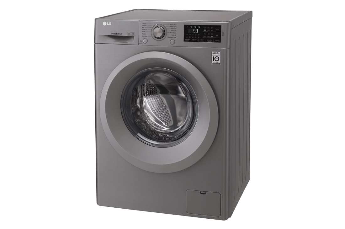 LG ال‌جی، ماشین لباسشویی 6 کیلوگرمی، تکنولوژی 6MOTION و Silent Wash، نقره‌ای , WM-621NS, thumbnail 2