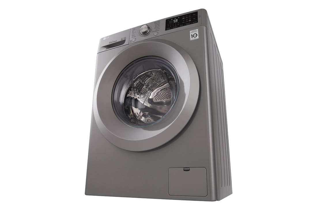 LG ال‌جی، ماشین لباسشویی 6 کیلوگرمی، تکنولوژی 6MOTION و Silent Wash، نقره‌ای , WM-621NS, thumbnail 3