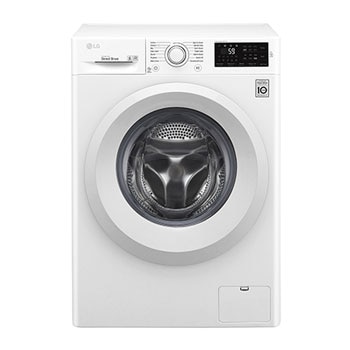 ال‌جی، ماشین لباسشویی 6 کیلوگرمی، تکنولوژی 6MOTION و Silent Wash، سفید1
