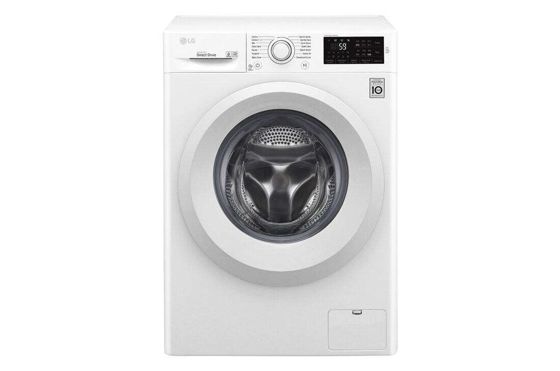 LG ال‌جی، ماشین لباسشویی 6 کیلوگرمی، تکنولوژی 6MOTION و Silent Wash، سفید, WM-621NW