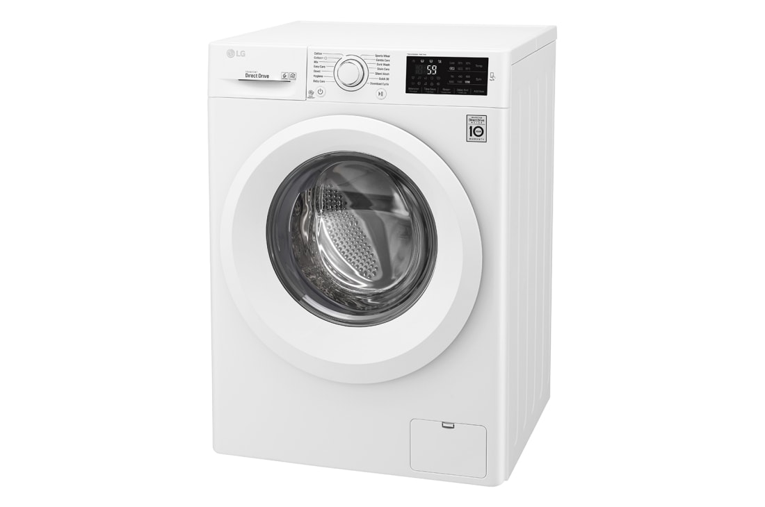 LG ال‌جی، ماشین لباسشویی 6 کیلوگرمی، تکنولوژی 6MOTION و Silent Wash، سفید, WM-621NW, thumbnail 2