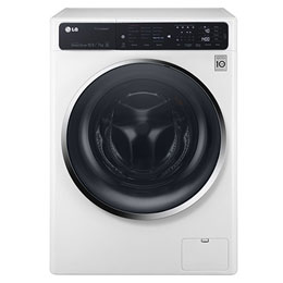 ال‌جی، ماشین لباسشویی 10.5 کیلوگرمی، مجهز به خشک کن، ™TrueSteam، سفید 2