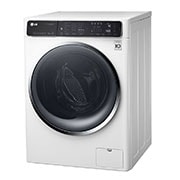 LG ال‌جی، ماشین لباسشویی 10.5 کیلوگرمی، مجهز به خشک کن، ™TrueSteam، سفید , WM-1057CW, thumbnail 4