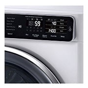 LG ال‌جی، ماشین لباسشویی 10.5 کیلوگرمی، مجهز به خشک کن، ™TrueSteam، سفید , WM-1057CW, thumbnail 7