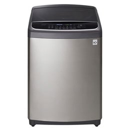 ال‌جی، ماشین لباسشویی 16 کیلوگرمی، مدل Sapience Best، درب از بالا، نقره‌ای 2
