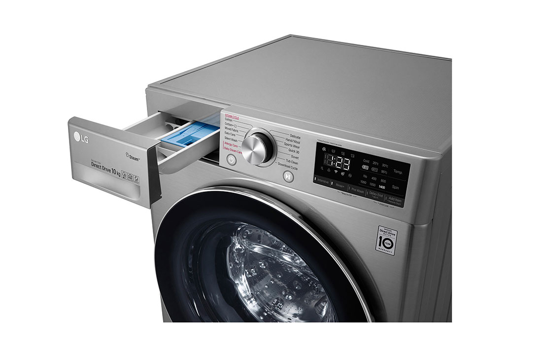 LG ال‌جی، ماشین لباسشویی 10 کیلوگرمی، LG Vivace، تکنولوژی™AI DD و ™Steam, F4V5RYP2T, F4V5RYP2T, thumbnail 6
