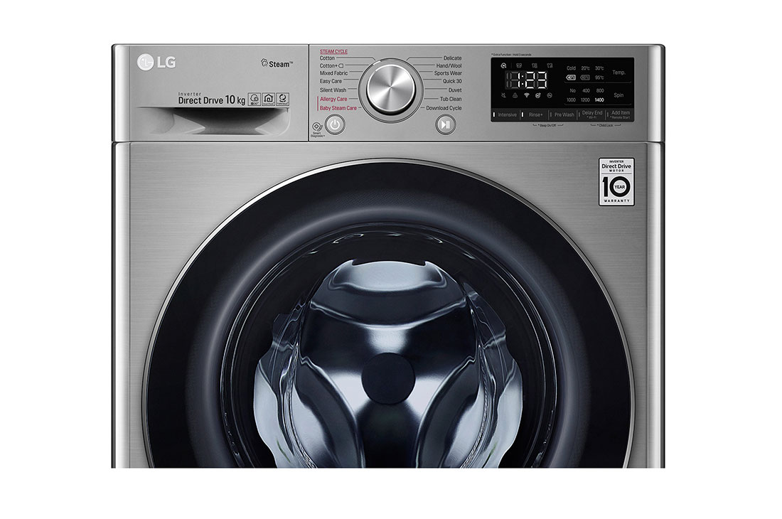 LG ال‌جی، ماشین لباسشویی 10 کیلوگرمی، LG Vivace، تکنولوژی™AI DD و ™Steam, F4V5RYP2T, F4V5RYP2T, thumbnail 7