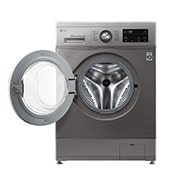 LG ال‌جی، ماشین لباسشویی 8 کیلوگرمی، 6MOTION, Front door open view, FH2J3TNG5, thumbnail 2