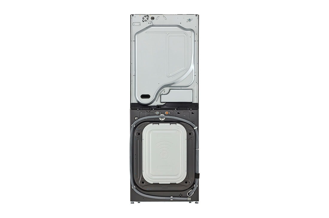 LG ال‌جی، ماشین لباسشویی هر واحد 13/10 کیلوگرمی، درب از جلو، ™WashTower ال‌جی دارای تکنولوژی ™Centre Control، رنگ مشکی استیل, Back View , WT1210EGF, thumbnail 15