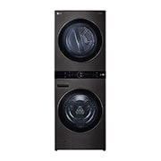 LG ال‌جی، ماشین لباسشویی هر واحد 13/10 کیلوگرمی، درب از جلو، ™WashTower ال‌جی دارای تکنولوژی ™Centre Control، رنگ مشکی استیل, Front View, WT1210EGF, thumbnail 1