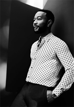 Immagine di John Legend, icona musicale e global ambassador di LG SIGNATURE.