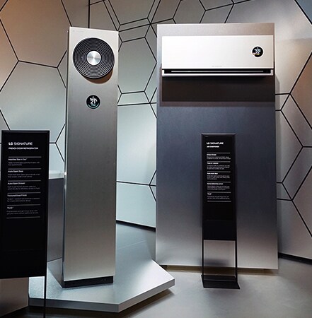Il condizionatore d'aria LG SIGNATURE e il condizionatore a parete sono esposti all'IFA 2019