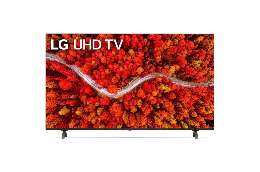 LG 65V型 液晶テレビ 65UP8000PJB, LG UHD TV の正面画像, 65UP8000PJB