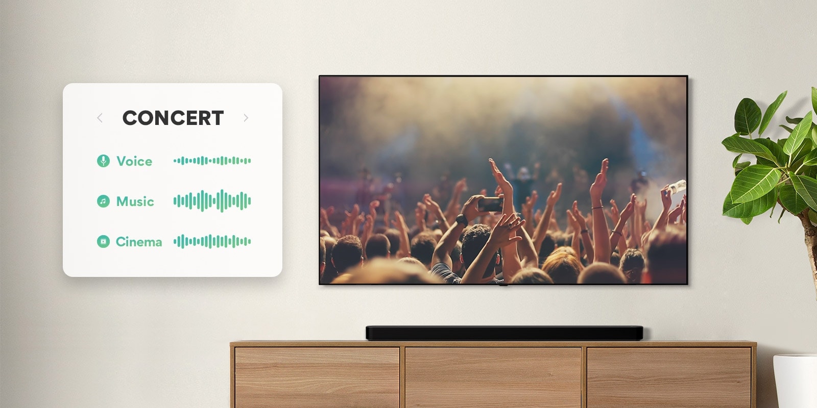 استمتع بصوت قابل للتكيف مع AI Sound Pro