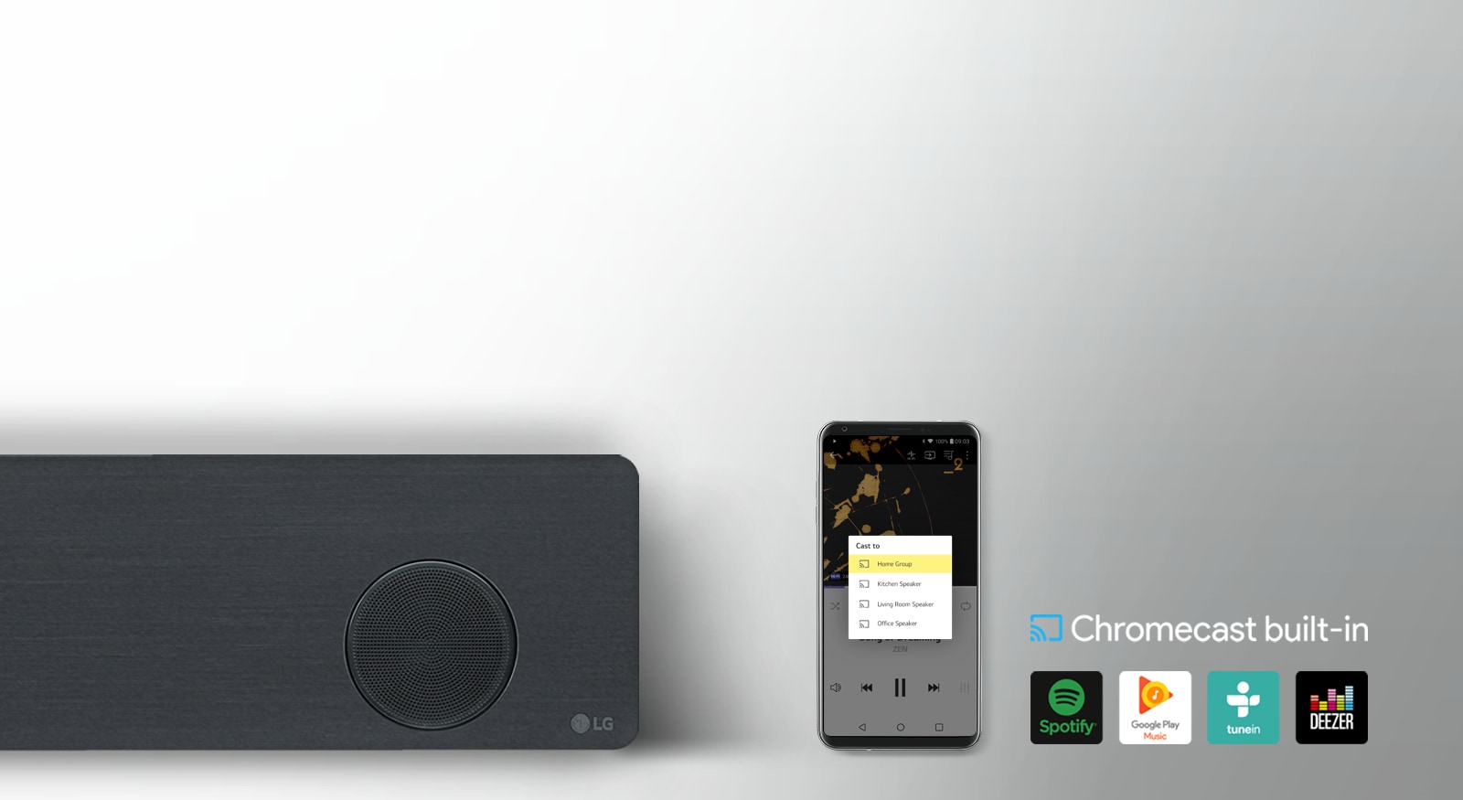 جهاز Chromecast مدمج<br>1