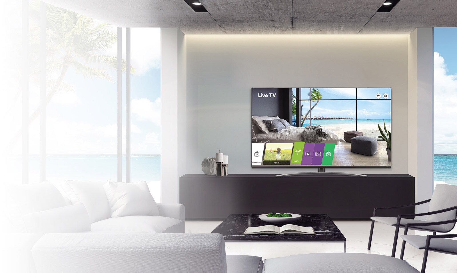 حل ذكي ممتاز مع عرض محتوى بدقة UHD<br>1