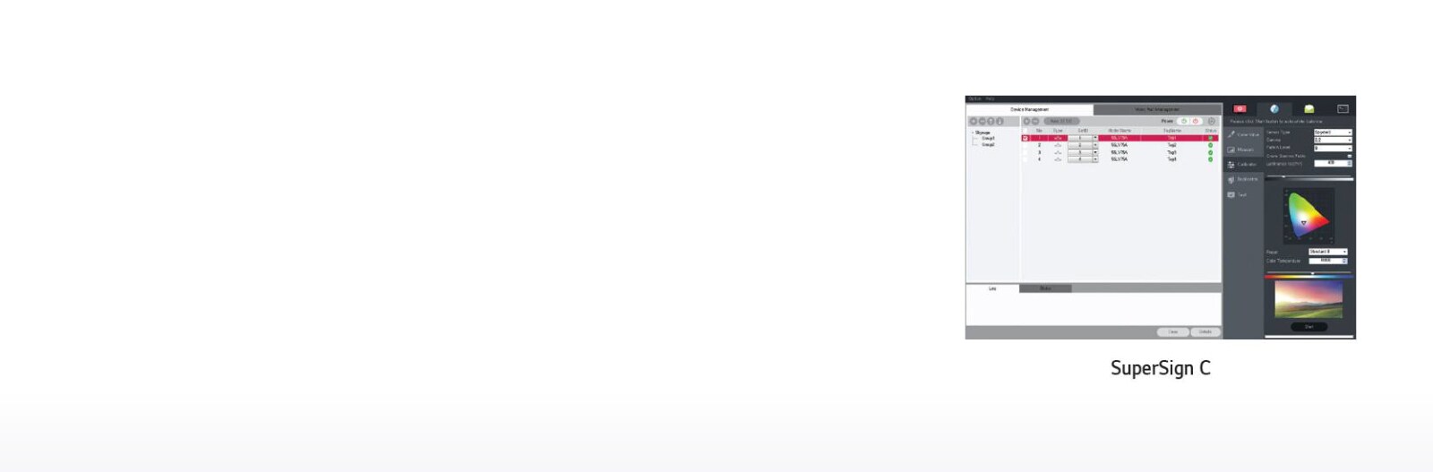 SuperSign C مجاني من أجل ألوان متقدمة1