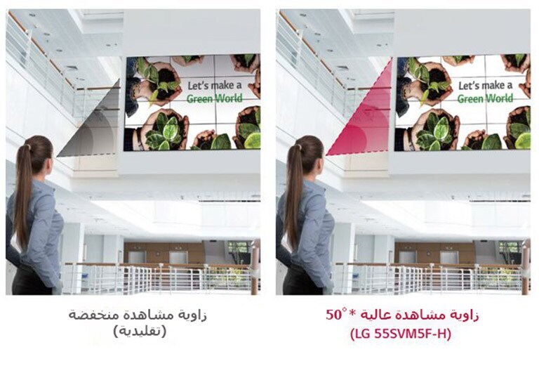 زاوية مشاهدة أعلى