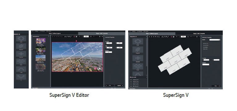 SuperSign V من أجل تصميم ديناميكي2