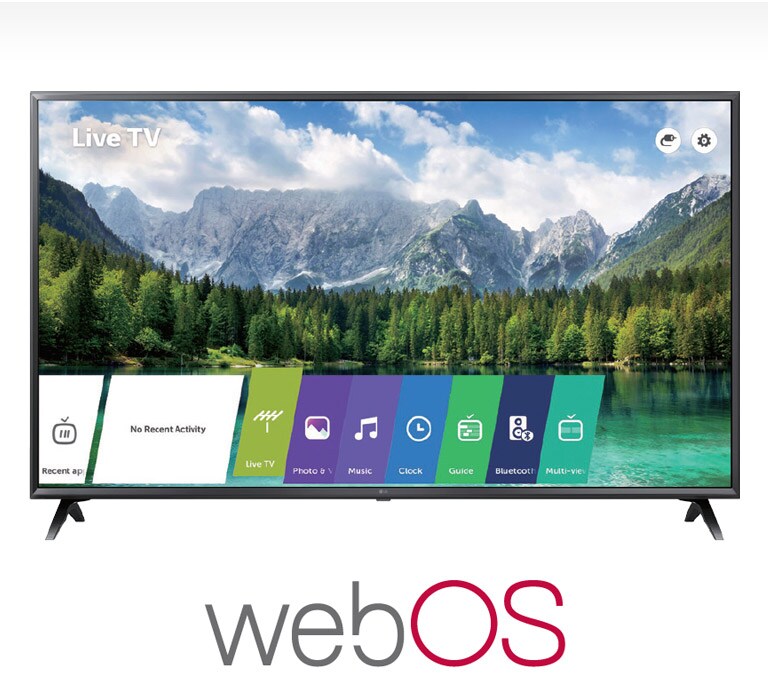 تلفزيون ذكي مع منصحة WebOS 4.0 الذكية من إلى جي2