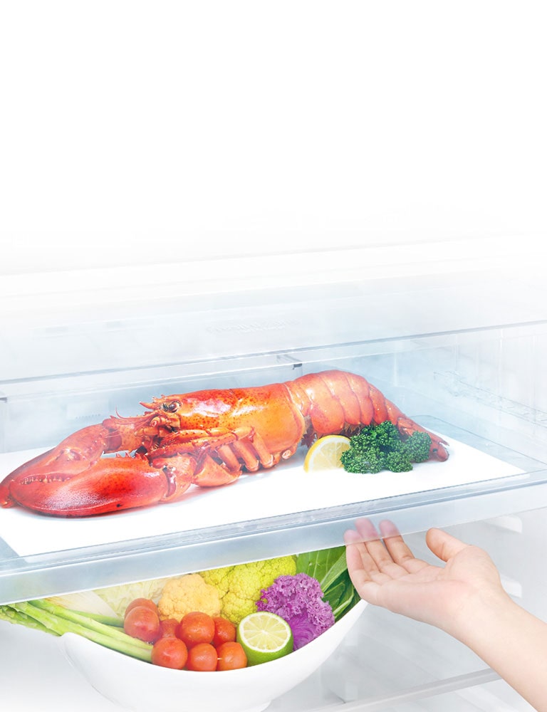 تبريد سريع بقوة متساوية لجميع اجزاء الثلاجة! 