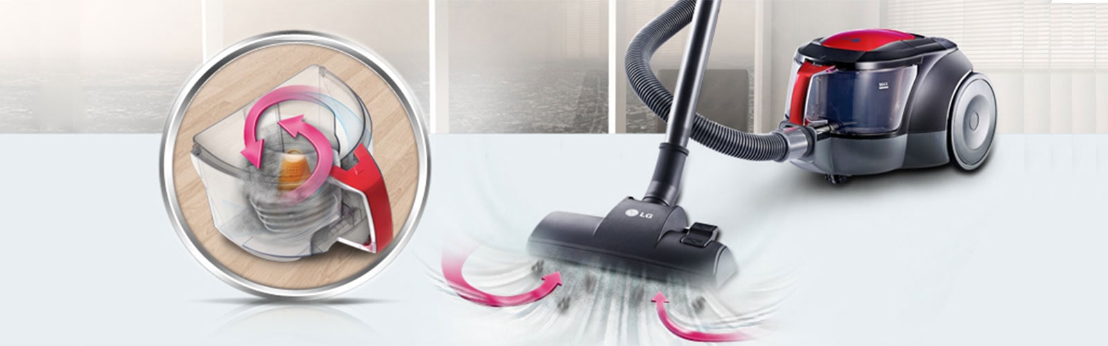 قوة شفط عالية