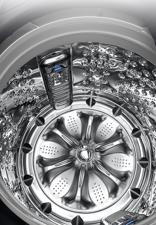 صورة تعرض الغسالة من الداخل.