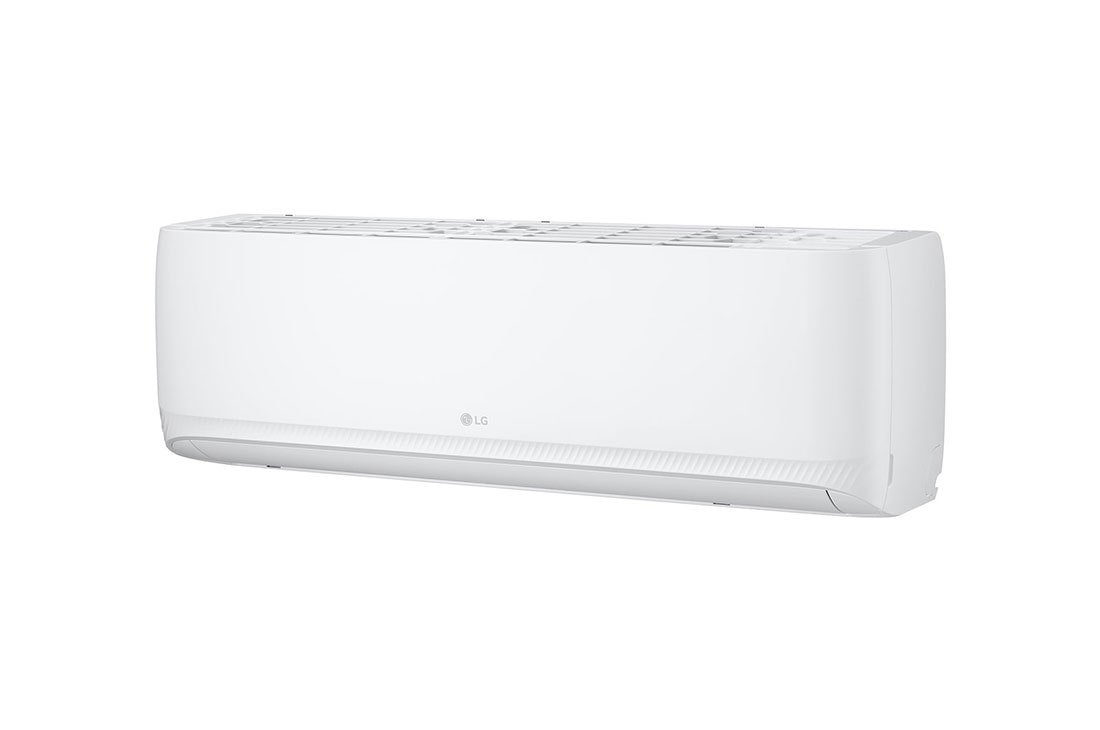 LG مكيّف هواء LG  جداري سعة 1.5 طن، تبريد سريع، استشعار مزدوج، تشغيل ذكي، تقنية ™Goldfin مضادة للتآكل ، إعادة تشغيل تلقائية، مؤشر LED, right perspective , LGC18T3C, thumbnail 3