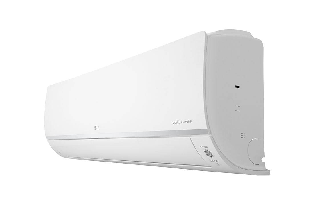 LG مكيف هواء سبلت لون أبيض - تكييف وتبريد 1 طن, التحكم في مستوى الأمبير 6  مراحل , تحكم تلقائي بمصدر الطاقة, Right Side perspective, AMPN13T4W, thumbnail 9