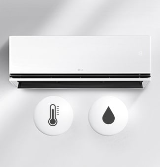 مكيف LG DUALCOOL AI - تشغيل مخصص برطوبة مثالية ودرجة حرارة لطيفة