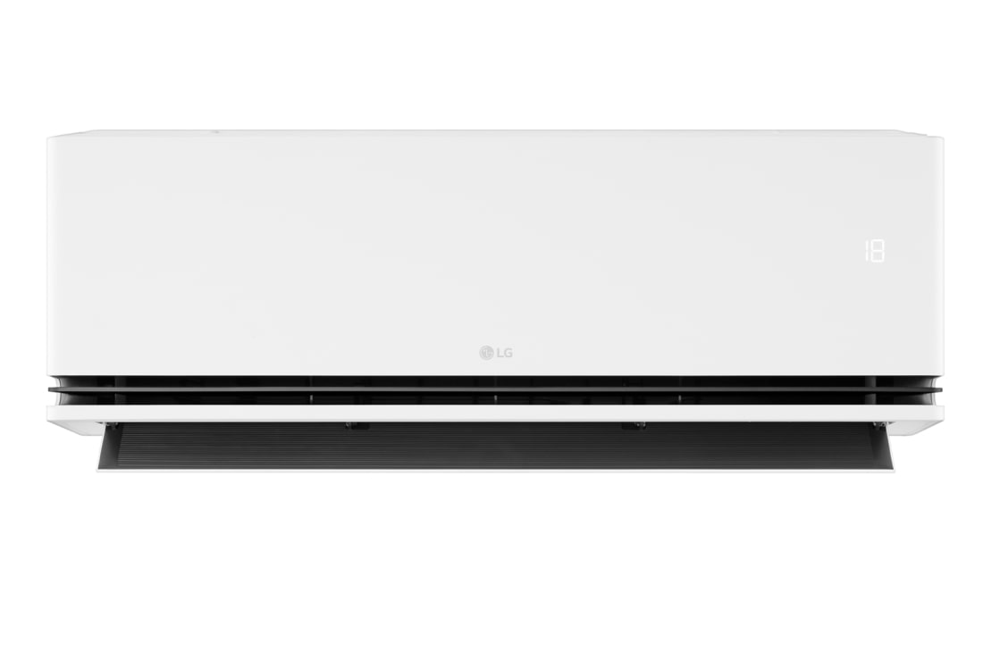 LG مكيف سبليت إل جي DUALCOOL AI  بسعة 2 طن بعاكس مزدوج بميزة تحكم بالطاقة وريشة مزدوجة و ايونايزر وتوفير الطاقة, مفتوحة من الجانب الأمامي, AIR-26T4W, thumbnail 2