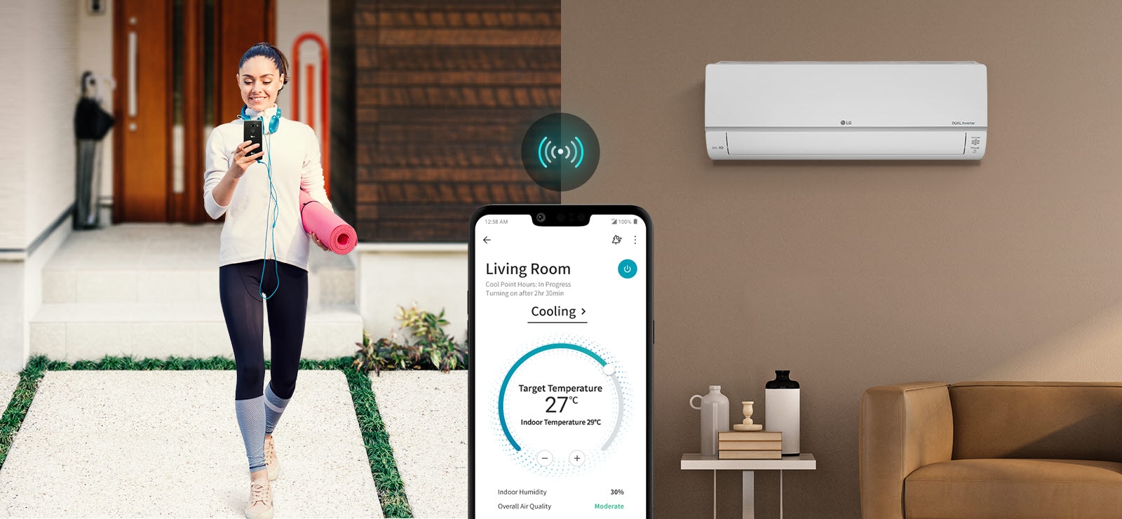 تشير الأيقونات الثلاثة في الأعلى إلى وجود ثلاث صور في حفل صاخب. 