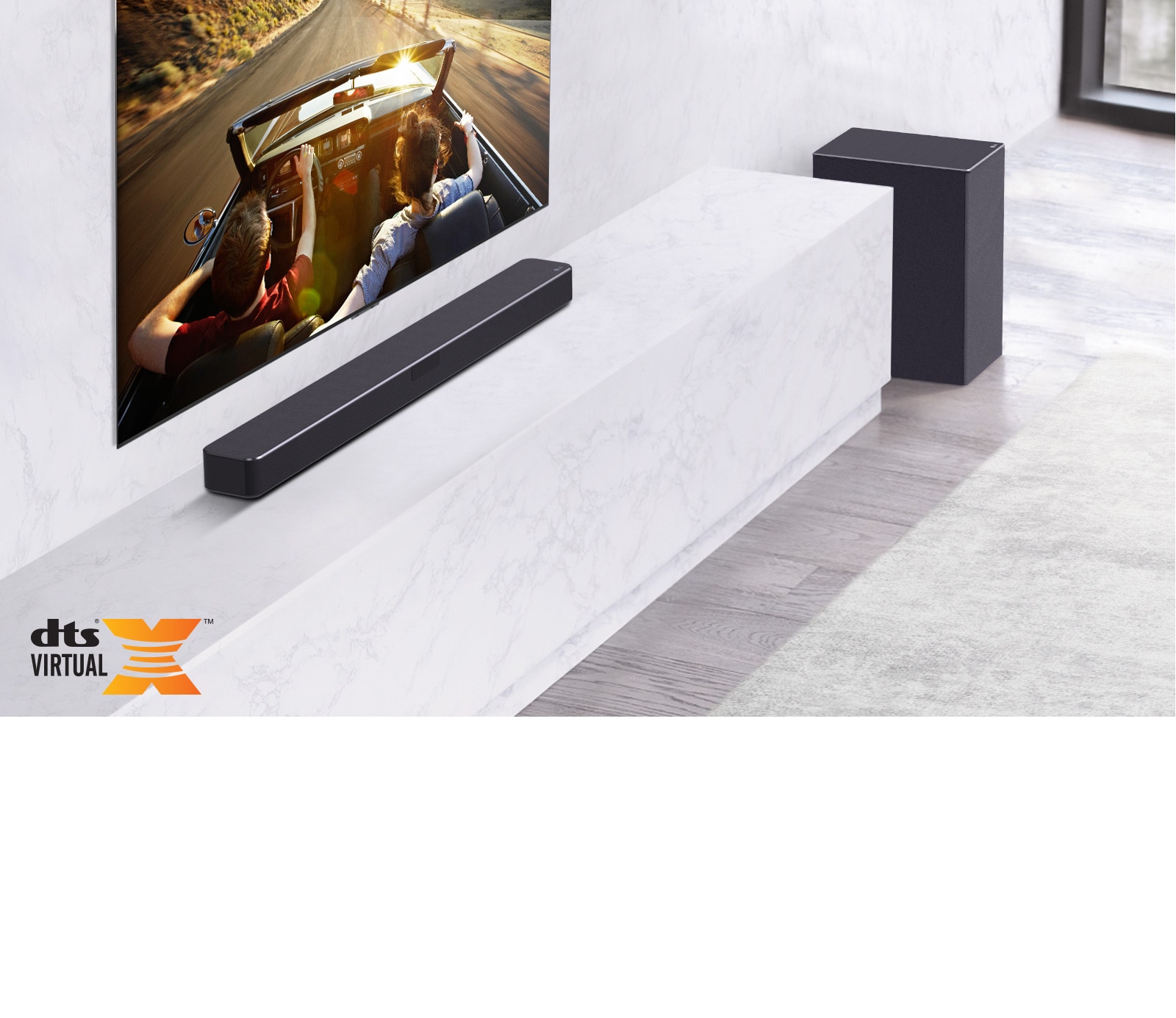 استمتع بالفرق بفضل الصوت الغامر ثلاثي الأبعاد