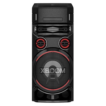 سماعة LG XBOOM ON7 في هيكل واحد بقوة 500 وات مع وظيفة تعزيز الجهير الفائق، وكاريوكي، ودي جيه1