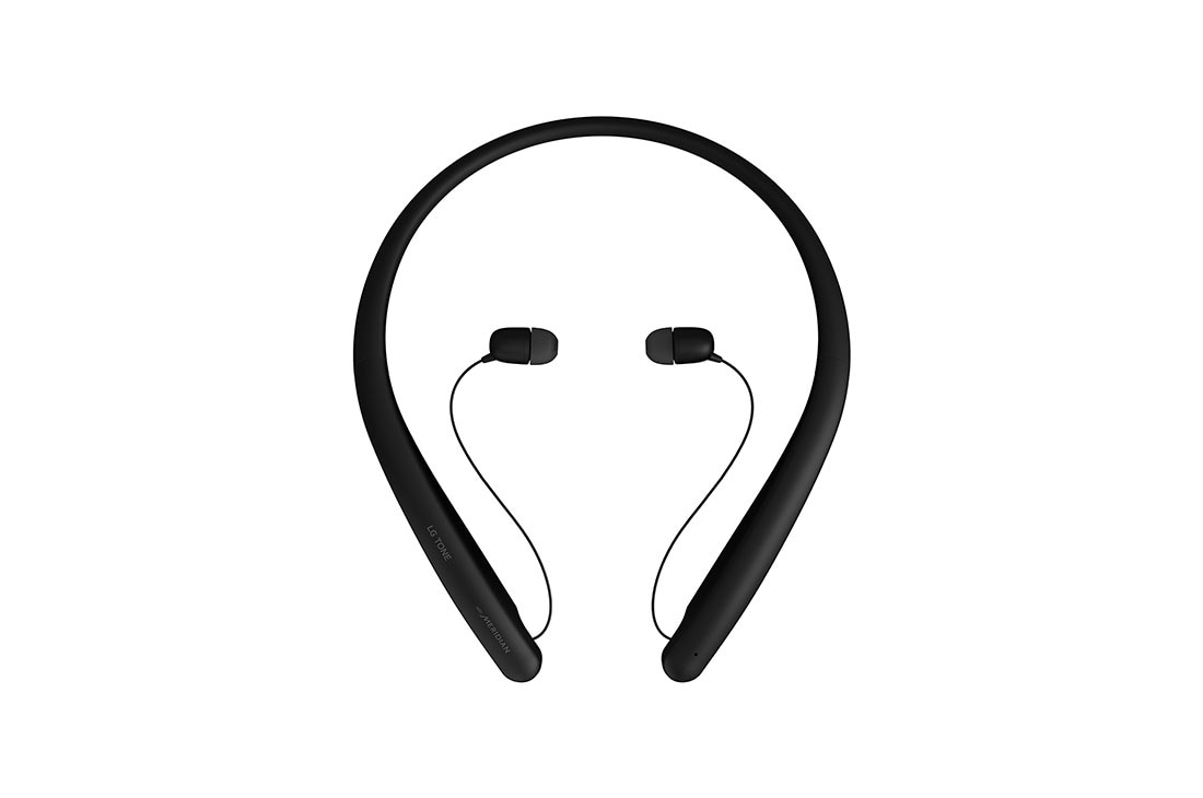 LG سماعة الاذن الرفيعة HBS-SL5 لون أسود مع خاصية الصوت مريديان وسرعة في الشحن, سماعة الاذن الرفيعة مع خاصية الصوت مريديان, سرعة في الشحن, مايكروفون مزدوج (لون أسود), HBS-SL5, thumbnail 2