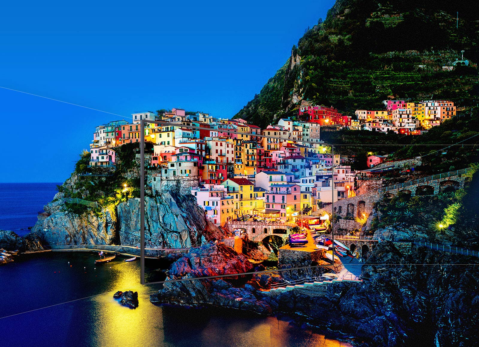 ألوان حقيقية وزاوية مشاهدة واسعة