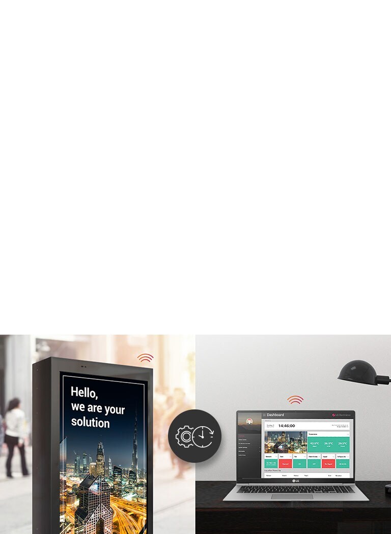 المراقبة عبر الويب والأجهزة المحمولة