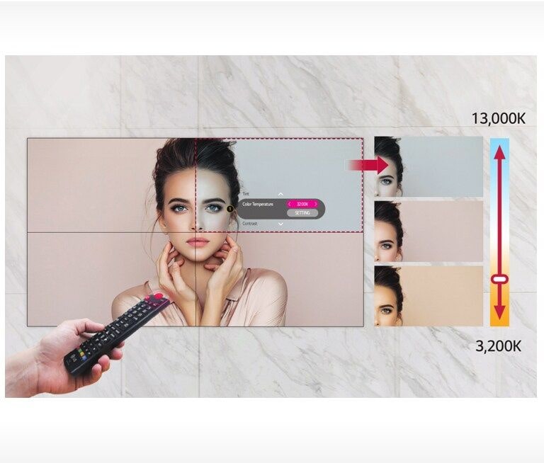 سهولة ضبط الألوان