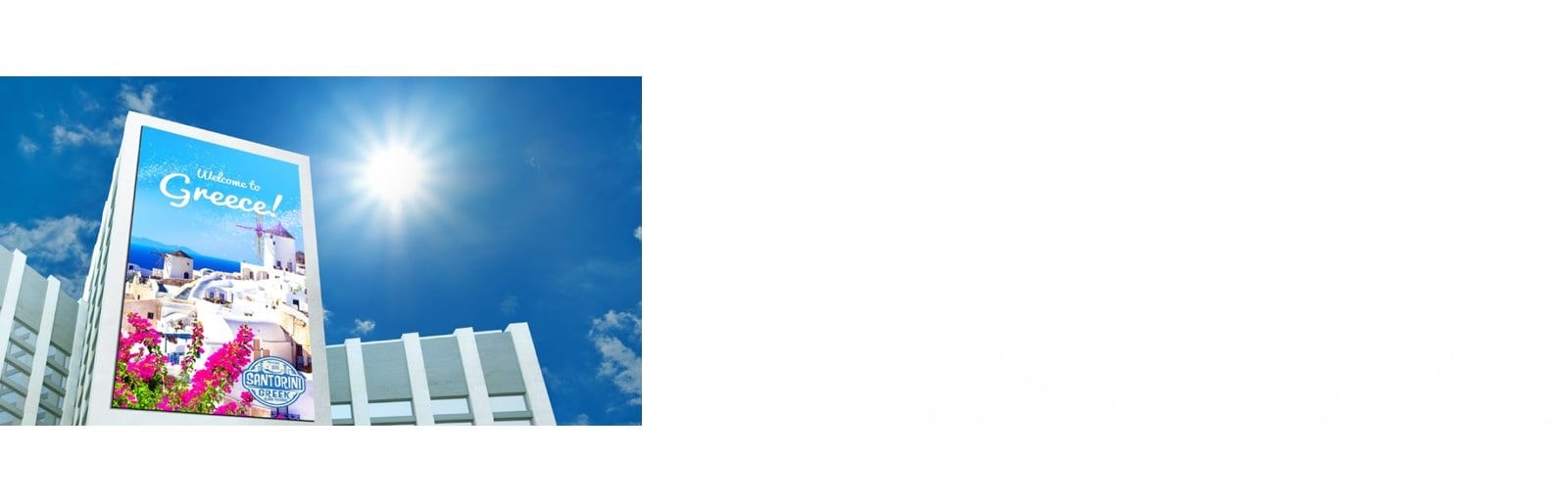 يتم تثبيت لافتة LED على الجدار الخارجي للمبنى، لنقل المعلومات بوضوح رائع تحت ضوء الشمس.