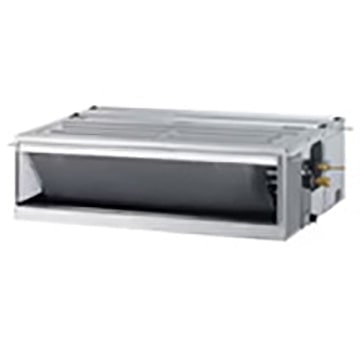 يتم عرض مكيف LG Ceiling Concealed Duct مستطيل الشكل. 